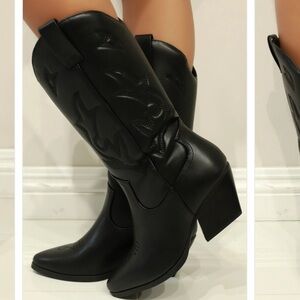 Black Cowgirl Boots
